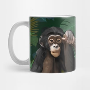 Cute Baby Chimp Mug